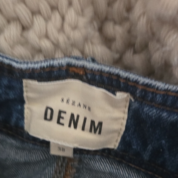 Sezane Le Crop Blue Women Jeans, Size 38 Or 6 US, VGUC, French Chic - Picture 4 of 7